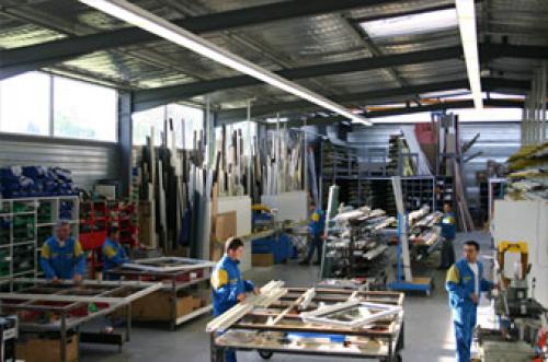 Manufacturing workshop and exhibition hall.