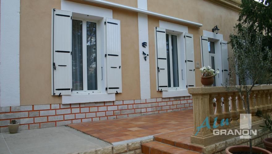 The aluminum shutters