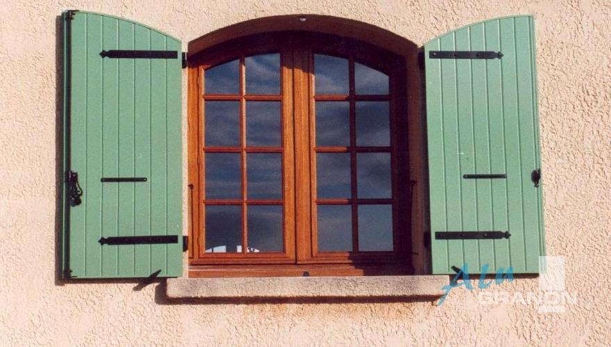 The aluminum shutters