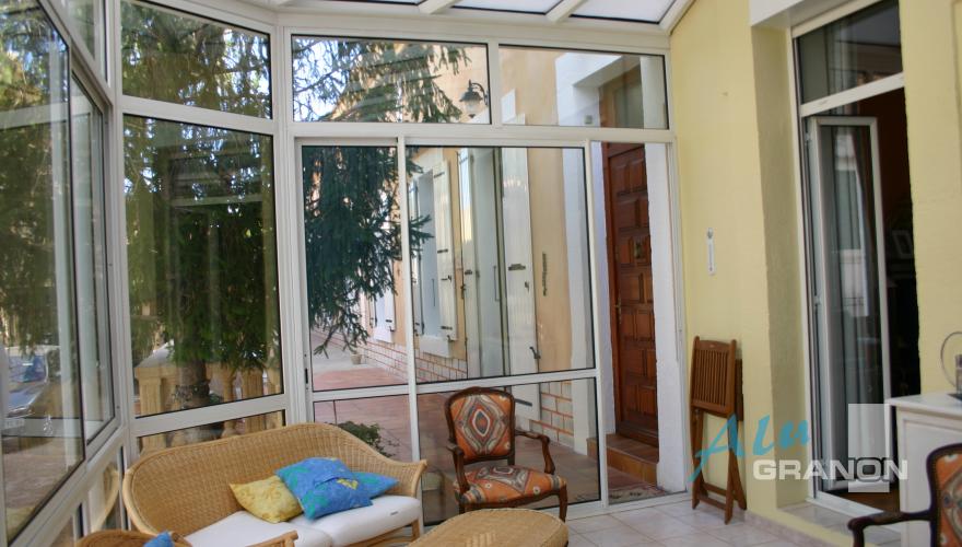 Jade and Tourmaline veranda TECHNAL