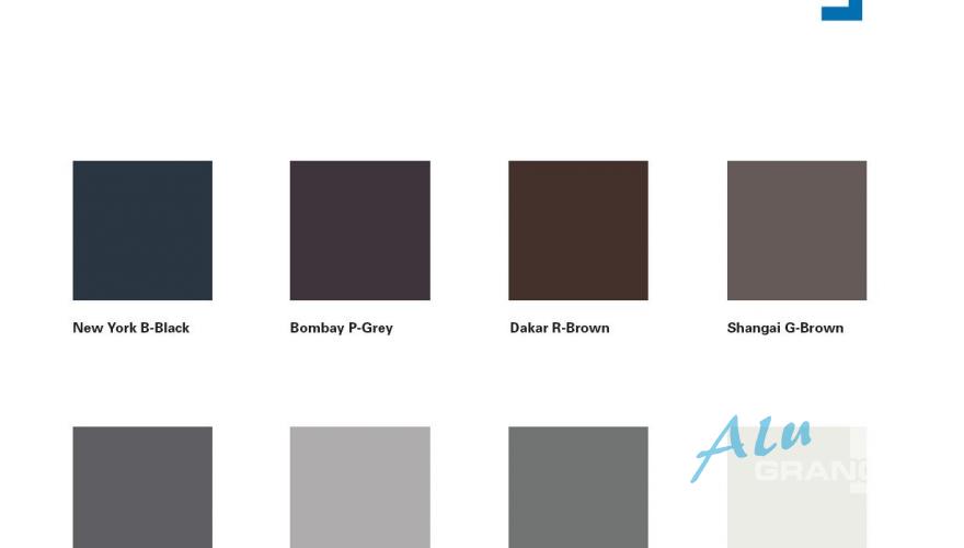 Aluminum colors and shades