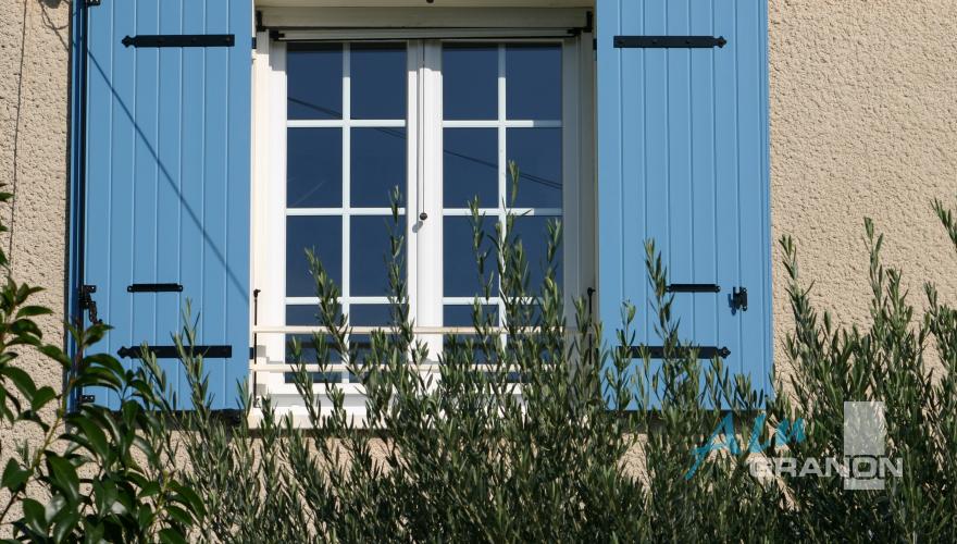 The aluminum shutters