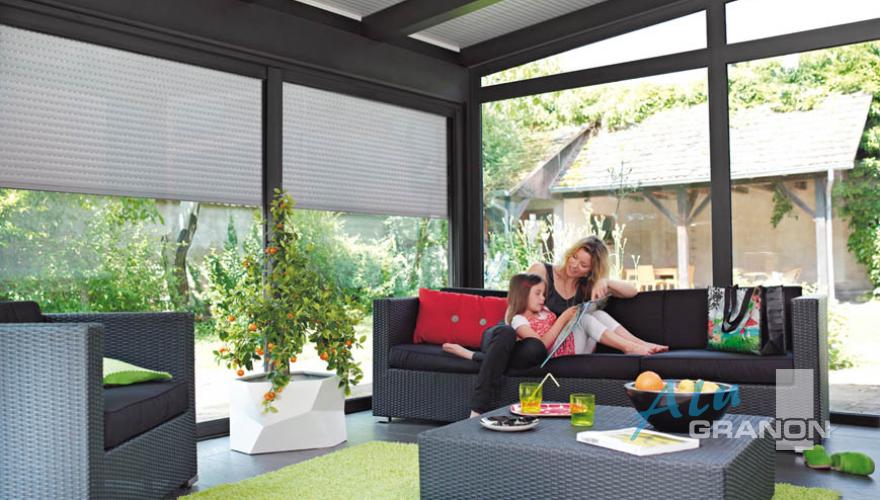 THE shutter for conservatory roof