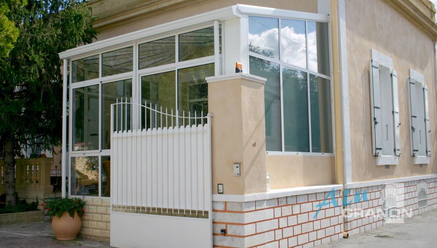 Jade and Tourmaline veranda TECHNAL