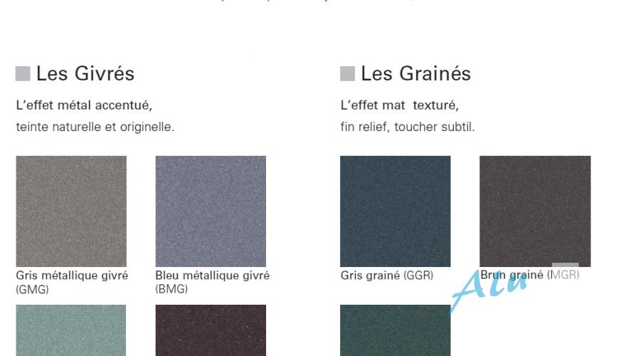 Aluminum colors and shades