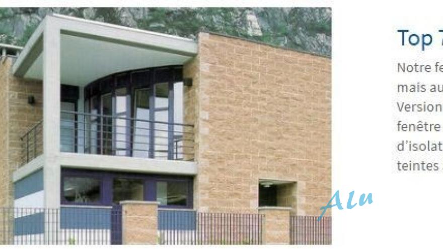 Fenêtre PVC-Aluminium Top 72 KAB