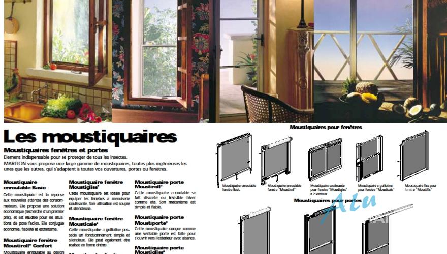 Moustiquaires fenêtres et portes